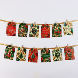 Гирлянда на ленте с предсказаниями «Новогодняя», 150 см