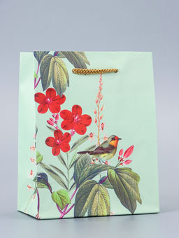 Цена за 4 шт. Пакет подарочный ламинированный Птичка 11.5?14.5?6.5 см