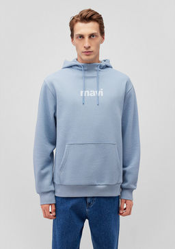 Mavi Logo Bask?l? Kapusonlu Mavi Sweatshirt  фото 3