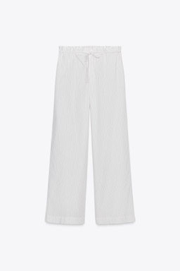 STRIPED PYJAMA TROUSERS - Zara фото 4