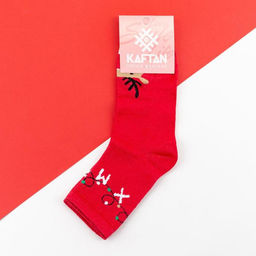Цена за 2 шт. Носки новогодние женские KAFTAN Xmas размер 36-40 (23-25 см)  фото 3