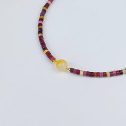 Колье из Яшмы (Мукаит) и Агата 38 см +