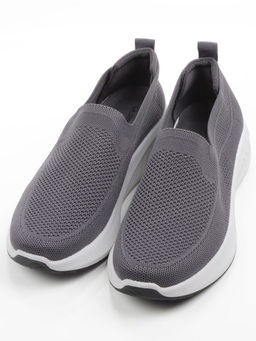 05-TEX-D04-01 GREY Полуботинки спортивные летние мужские (текстиль) - Фабричный китай фото 3