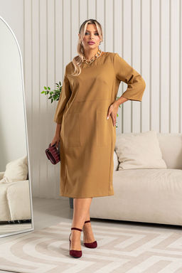 Платье А-3571 кэмел - Angelika фото 2