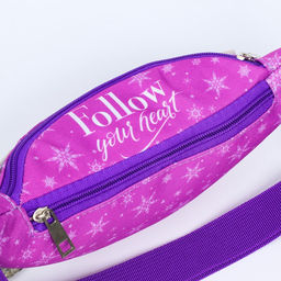 Сумка поясная детская для девочки, 25×6×13 см, Холодное сердце