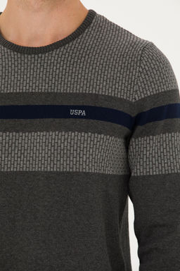 Мужской свитер антрацитового меланжа Неожиданная скидка в корзине - U.s. polo assn фото 14