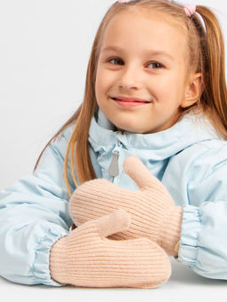 Варежки детские на шнурке Kim Lin  фото 2