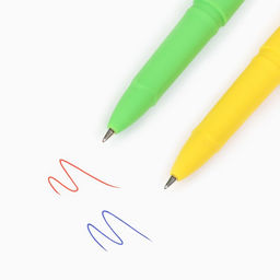 Ручка гелевая, синяя и красная паста 2 шт., 0.7 мм, с колпачком С Новым Годом! - Artfox фото 8