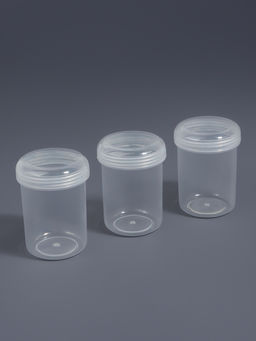 Органайзер для хранения мелочей, 12 баночек, 18.5×14×5 см, прозрачный