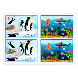 Книжка с маркером Пиши-стирай. Найди отличия, 12 стр. - Буква-ленд фото 2