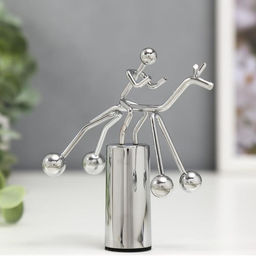 Маятник настольный антистресс Человечек на коне, 11.5?9.5?5 см