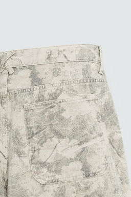 ABSTRACT PRINT RELAXED FIT BERMUDA SHORTS - Zara фото 22