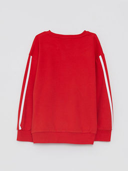 Bisiklet Yaka Disney Bask?l? Uzun Kollu K?z ?ocuk Sweatshirt - Waikiki фото 2