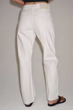 JEANS ZW COLLECTION RECTOS TIRO MEDIO / Crudo - Zara фото 3