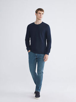 Bisiklet Yaka Uzun Kollu Erkek Ti??rt