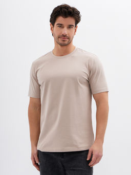 Футболка мужская короткий рукав GREG G145-KO-HJ-20115-N (серо-бежевый)