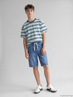 Erkek ?ocuk Jean Bermuda ?ort
