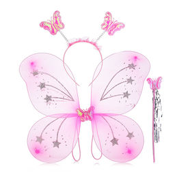 Крылья карнавальные "Волшебница" (ободок, крылья, палочка) в пакете