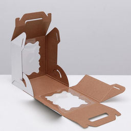 Цена за 2 шт. Коробка под торт, кондитерская упаковка, ПВХ окно, 20×20×22 см