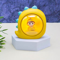 Ночник Baby dino, yellow (10 см), пластик