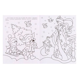 Цена за 4 шт. Раскраска «Принцесса Зима», 16 стр.