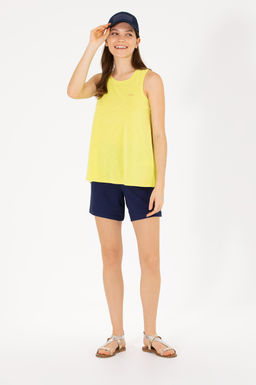 U. S. Polo Assn Женская неоново-желтая футболка без рукавов с круглым вырезом - U.s. polo assn фото 18