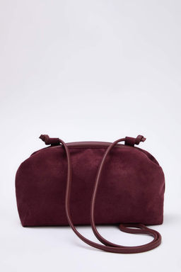 Bordo Suet M?knat?s Kapmal? Ayarlanabilir Ask?l? Mini Boy Kad?n Omuz Cantas? TAKSS26OC00043 - Trendyolmilla фото 2