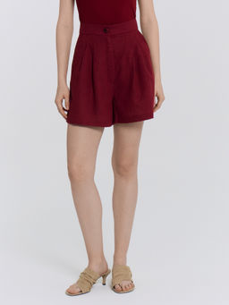 Шорты женские бордовые - Mark formelle фото 2
