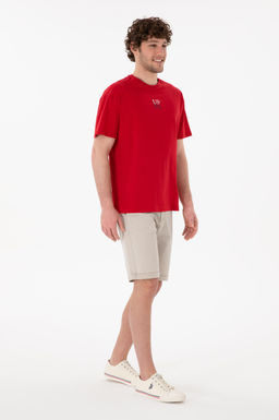 Erkek Comfort Fit Bisiklet Yaka K_rm_z_ Ti__rt Sepette S_rpriz _ndirim - U.s. polo assn фото 5