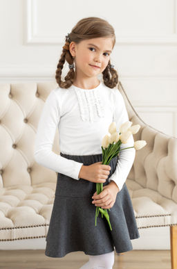 Джемпер детский белый Д-260 (158, 84)