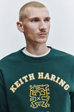 Sudadera con estampado Oversized Fit - H&m фото 9