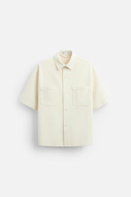 TEXTURED COMFORT OVERSHIRT - Zara фото 7