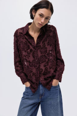 Camisa en tejido jacquard - H&m фото 2