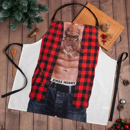 Фартук "Этель" Для самого сильного 71х73см, 100% хлопок, саржа 190 гр/м2