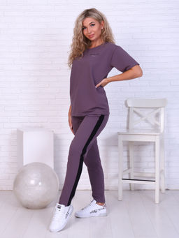 Костюм женский 5-316а (кофейно-серый)