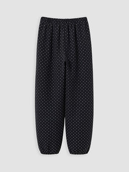 Puantiyeli K?z ?ocuk Jogger Pantolon