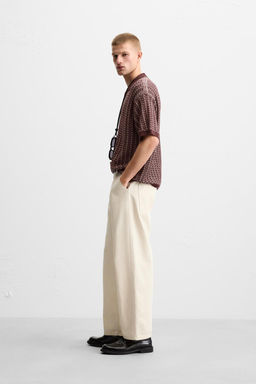 CONTRAST TEXTURED KNIT POLO SHIRT - Zara фото 4