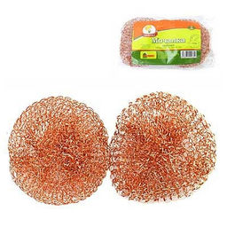 Набор мочалок 2 шт медная Умничка, арт HL-03A