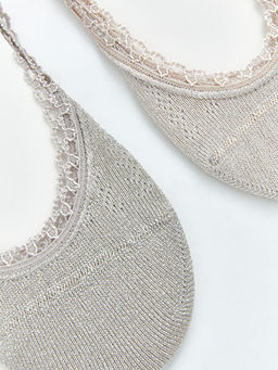 Следки женские кружевные 2 пары