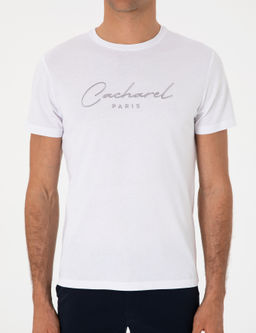 Beyaz Slim Fit Ti__rt - Cacharel фото 6