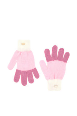 Розовые перчатки для девочек Неожиданная скидка в корзине