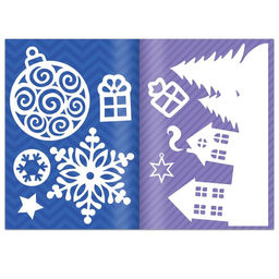 Книжка - вырезалка Снежные украшения, 24 стр.