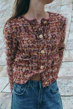 TEXTURED KNIT CARDIGAN - Zara фото 2