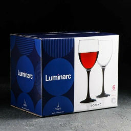 Набор фужеров (бокалов) для вина ДОМИНО 6шт 350мл арт.J0015 /Люминарк/ - Luminarc фото 4