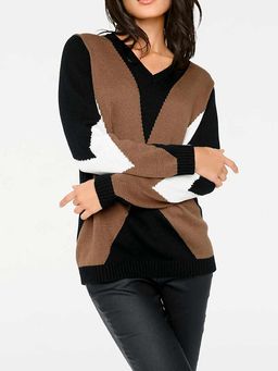 Пуловер, черный - Linea tesini фото 5