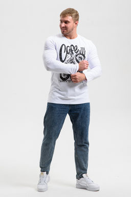 8534 Футболка с длинным рукавом мужская