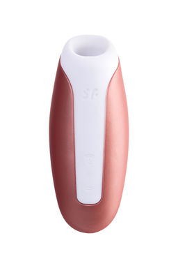 Вакуум-волновой бесконтактный стимулятор клитора Satisfyer Love Breeze, силикон, розовый, 9,5 см.  фото 2
