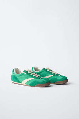 ZAPATILLA DEPORTIVA CONTRASTE / Verde - Zara фото 2