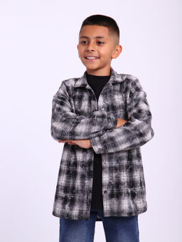 РБ018 Рубашка Дакота (черный) - Милаша фото 2