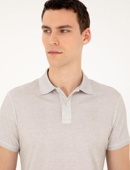 Bej Slim Fit Ti__rt - Pierre cardin фото 2